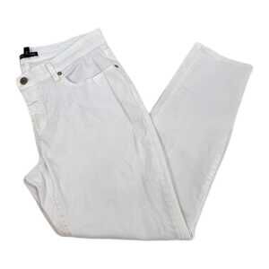 Eileen Fisher White Slim Jeans | Size 10